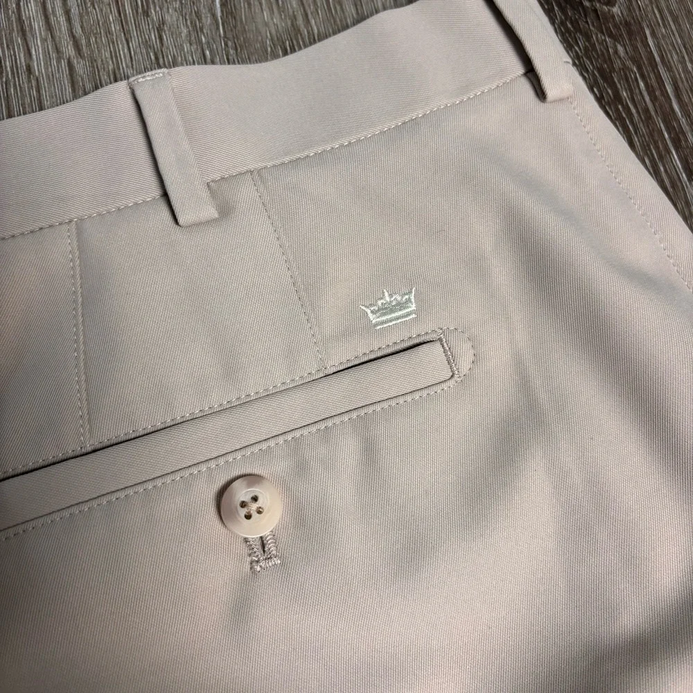 Peter Millar‎ Shorts Mens 42 Tan Wicking Salem Performance 9